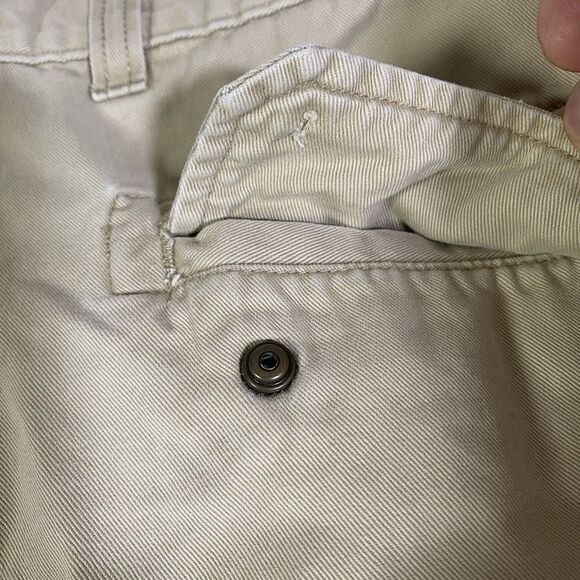 American Eagle Cargo Shorts Mens 33 Utility Classic Tan Streetwear Baggy Y2K - Picture 8 of 14